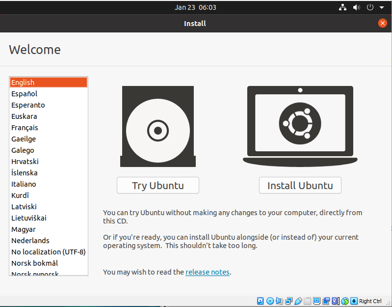 Install Ubuntu