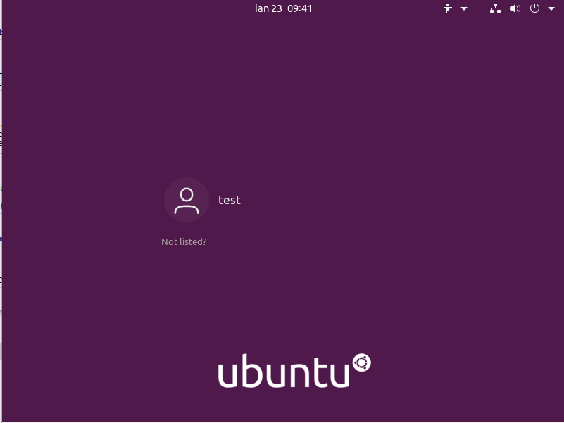 Ubuntu user